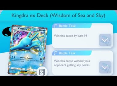 Pokémon TCG Pocket - Kingdra ex Deck (Wisdom of Sea and Sky) | Early Win Mission