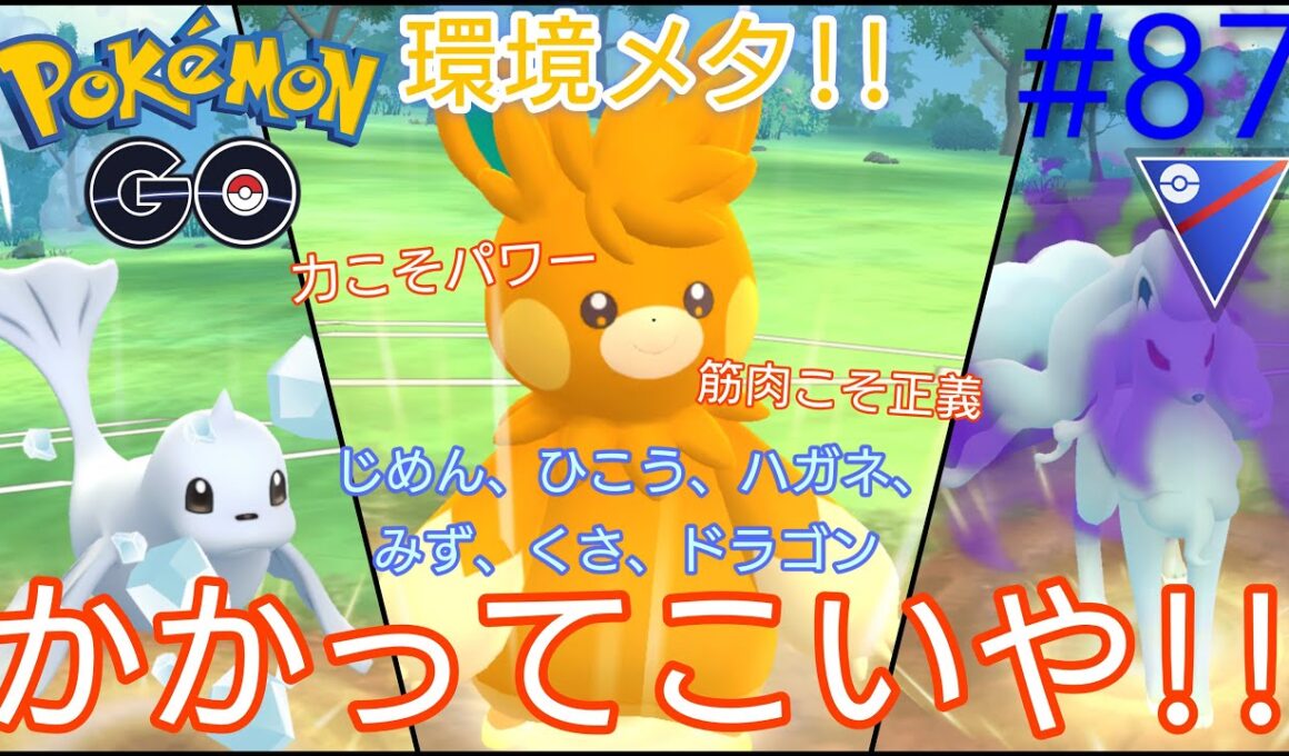 【スーパーリーグ】筋肉アイドル、パーモットで環境をぶち壊せ‼︎パーモット、ジュゴン、シャドウアローラキュウコン