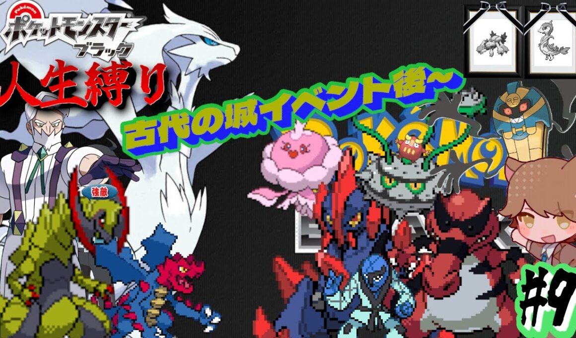 【ポケモンBW 人生縛り】攻撃種族値147「ポケットモンスター ブラック/ホワイト」#9《初見歓迎》