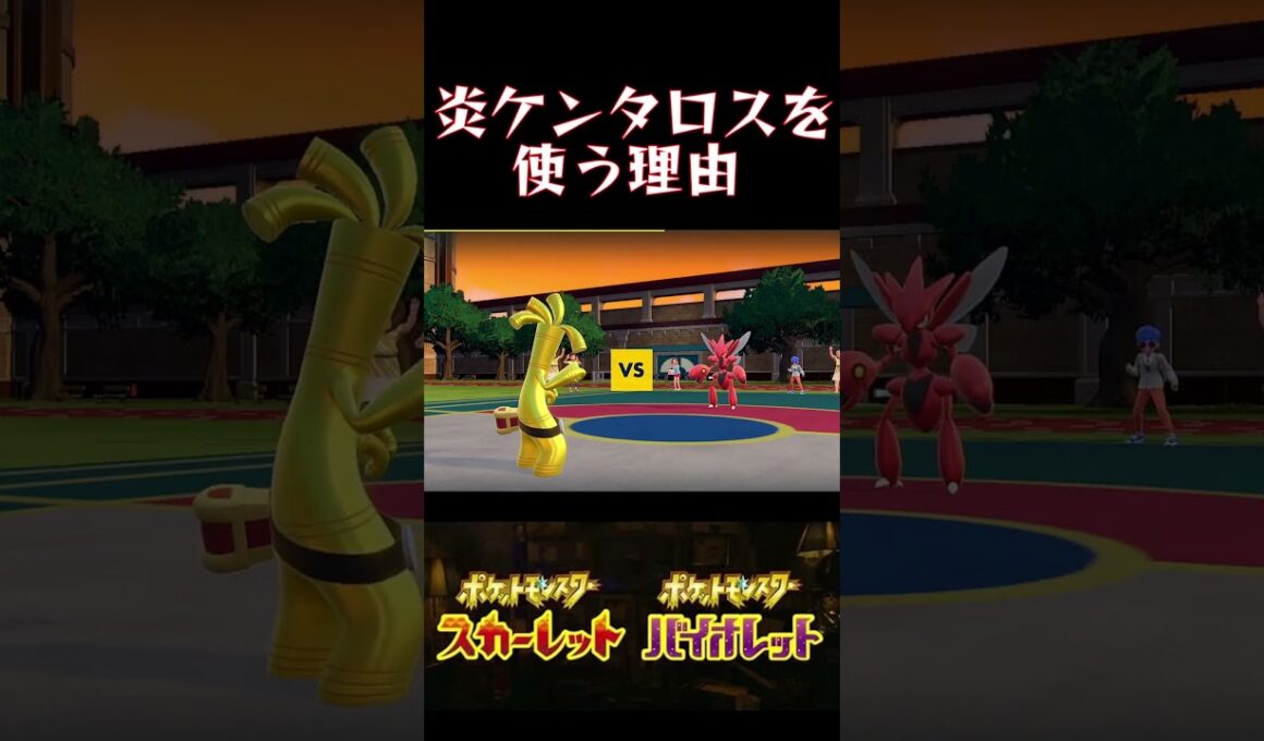 炎ケンタロスを使う理由教えます。【ポケモンSV】#ポケモンsv #ポケモン #ゼロの秘宝 #shorts