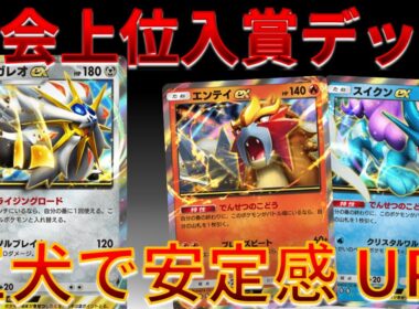 【ポケポケ】海外大会上位入賞のエンテイ/スイクン採用のソルガレオが熱すぎｗｗｗ #未知なる水域