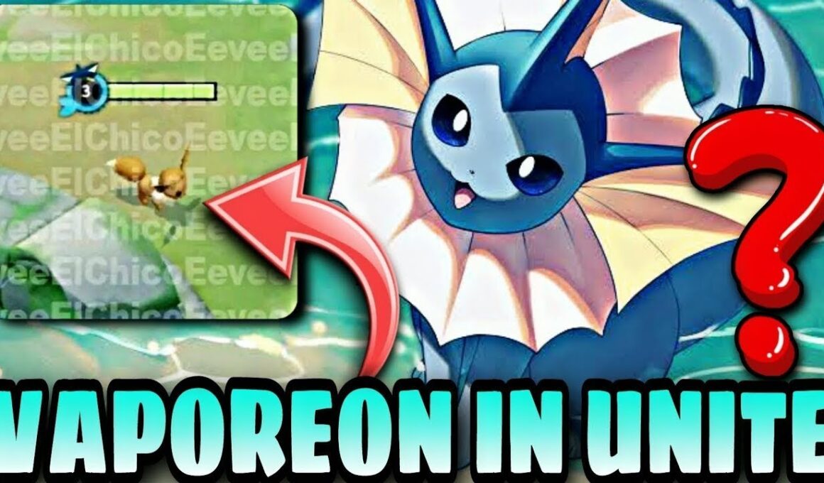 Vaporeon Full Moveset Guide 🔥 | Pokémon Unite