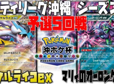新型〇〇採用オーロンゲ！！　シティリーグ沖縄　5回戦　タケルライコex　vs　マリィのオーロンゲex