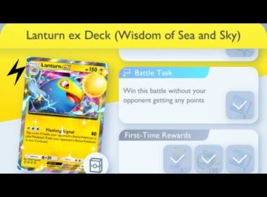 Pokémon TCG Pocket - Lanturn ex Deck (Wisdom of Sea and Sky) | Flawless Victory Mission