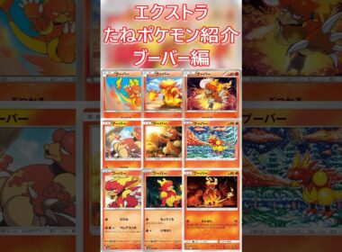 【ポケカ/エクストラ】エクストラおすすめたねポケモン紹介ブーバー編  #shorts #ポケモンカード #ブーバー #pokemontcg #エクストラバトルの日