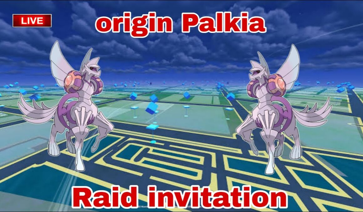 🔴Live origin palkia raid invitation #raj4t5  in  #pokemon