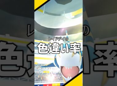 メガサメハダーレイドデイ色違い率は上がってる？ #ポケモン #ポケモンgo