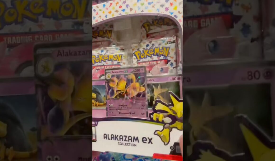 Opening an Alakazam 151 Ex Collection! #shorts #pokemon #pokemontcg #pokemoncommunity