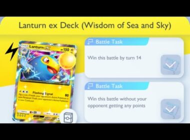Pokémon TCG Pocket - Lanturn ex Deck (Wisdom of Sea and Sky) | Early Win Mission