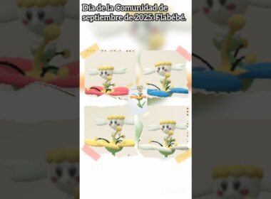 ¡No te  pierdas el Día de la Comunidad de Flabébé Ataque Agua Helada y Bonificaciones!. 🌸🌺🌷🌼