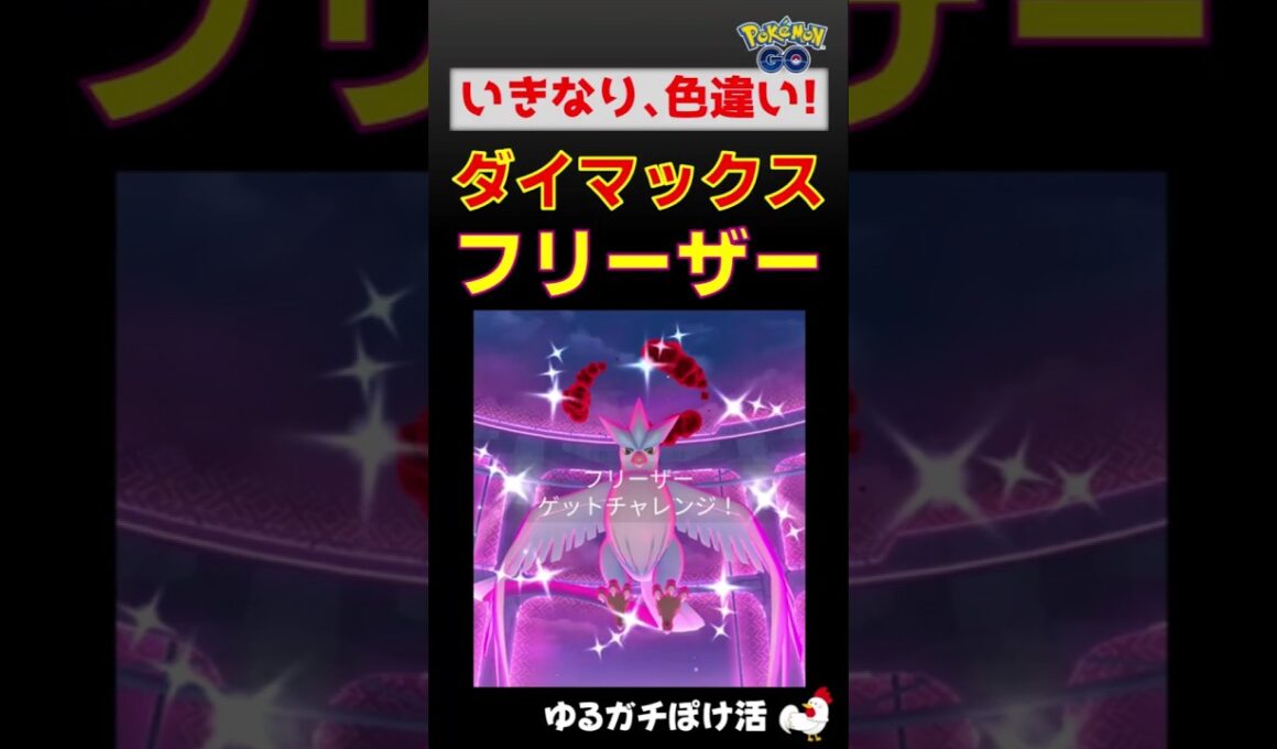 【色違い！ダイマックス フリーザー】 #ポケモンgo #ポケモン #ダイマックス #フリーザー #色違い #shinypokemon