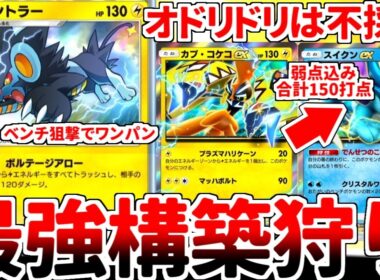 【ポケポケ】最強のスイクン対策「カプ・コケコex」を使ってみたら、相棒枠として「レントラー」のベンチ狙撃が有能過ぎるという事実に気が付いてしまいました。【ゆっくり実況】