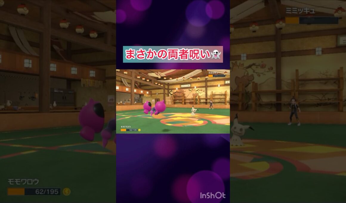 モモワロウ🆚ミミッキュでお互いをのろい合う👻　【ポケモンSV/PokemonSV】