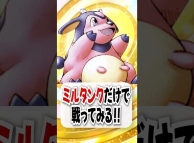 【検証】ミルタンク単騎で高HPポケモンをメタって討伐してみた！【ポケポケ】