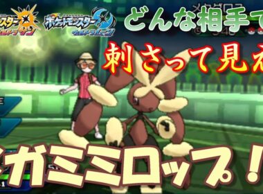 【ポケモンUSUM】どんな相手にも刺さって見えてしまうメガミミロップ【ウルトラサン/ウルトラムーン】