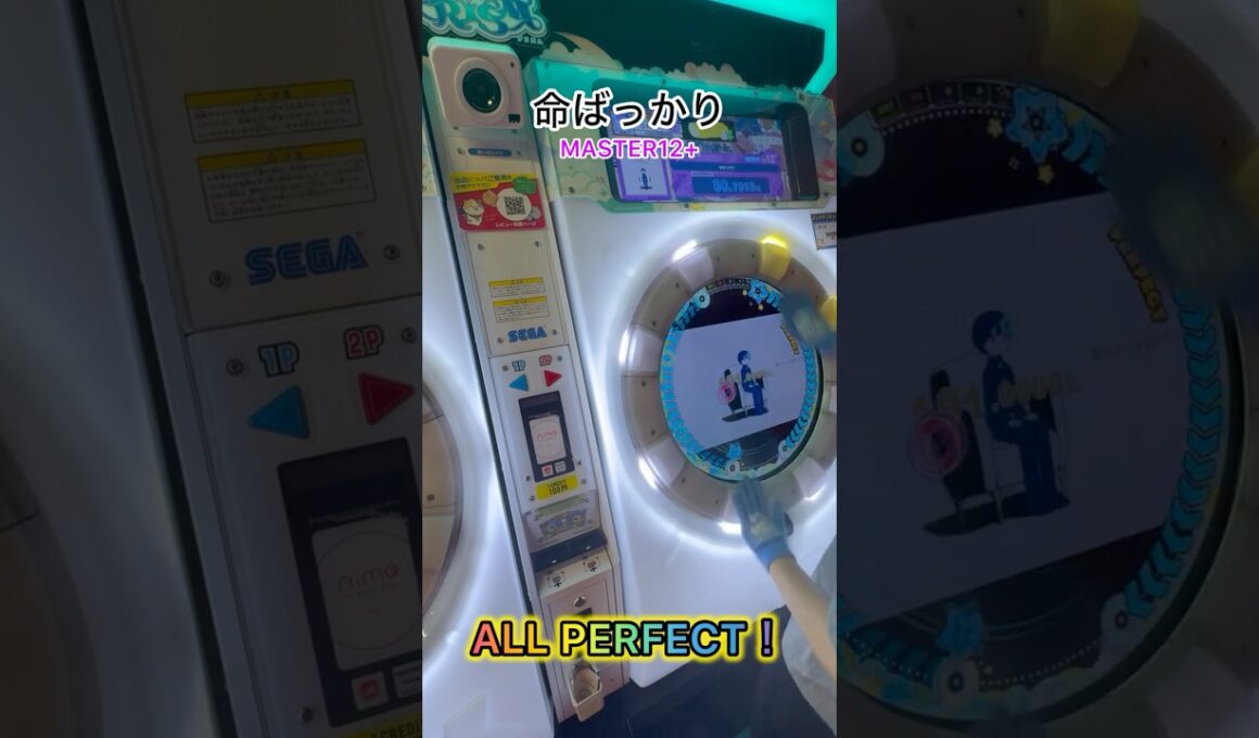 命ばっかり理論値！乱打のリズムは少し怖かった#shorts #maimai #maimaiでらっくす #命ばっかり #ぬゆり #音ゲー