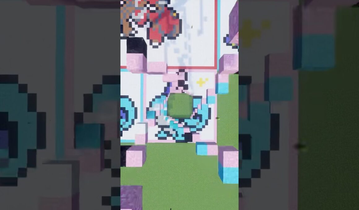 あなたの推しポケモンを作ります！メッソン（色違い）（作成希望はコメント欄へ）#minecraft #ポケモン #Shorts