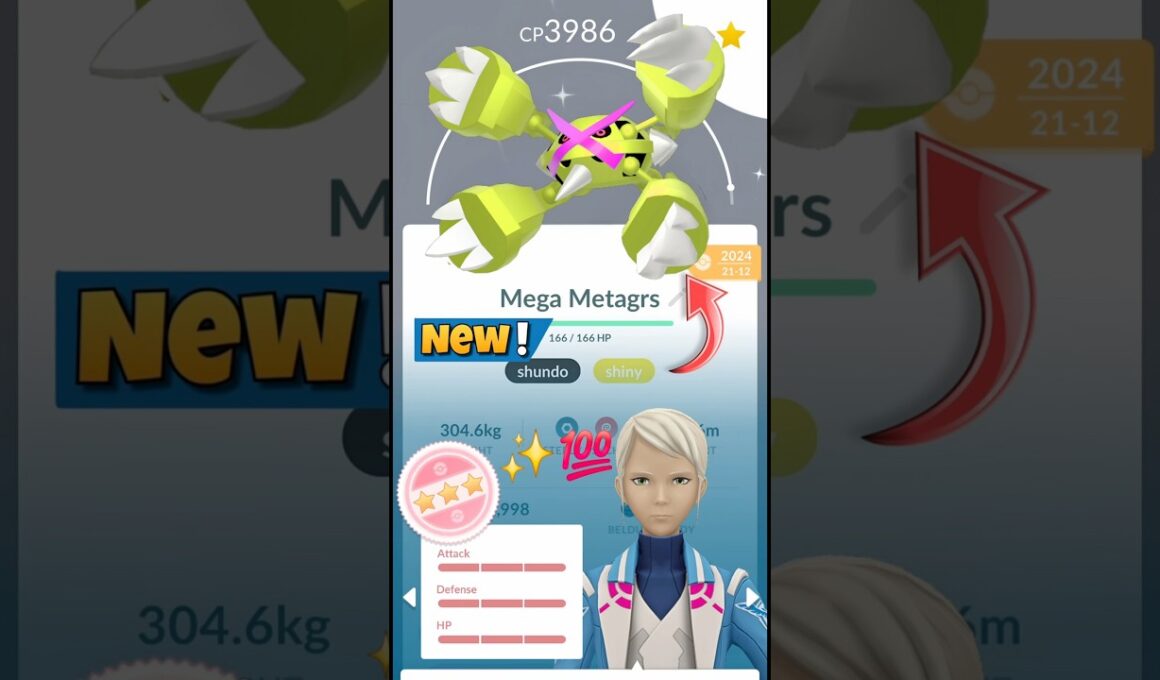 OMG✨️Shundo Mega Metagross Soon in Pokemon GO