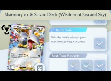 Pokémon TCG Pocket - Skarmory ex & Scizor Deck (Wisdom of Sea and Sky) | Flawless Victory Mission