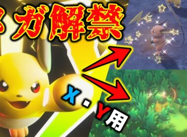 メガライチュウ解禁記念！X・Y用それぞれの「色違いライチュウ」が欲しい！【ポケモンSV】【ピカブイ】