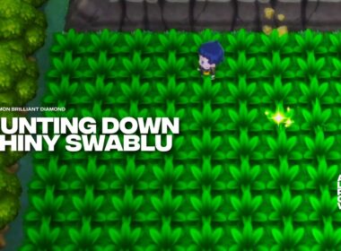 Hunting down Shiny Swablu in Pokemon Brilliant Diamond