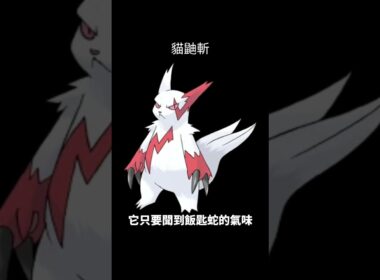 寶可夢圖鑑 #pokemon No.335 貓鼬斬ザングース Zangoose #0335 #寶可夢卡牌 #pokemongo #寶可夢 #shorts #神奇寶貝 #第三世代