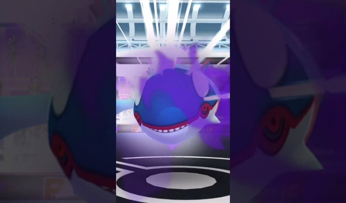 【2人討伐】、、シ、シャドウカイオーガ、２人で撃破！！#ポケモンGO#shadowkyogre#pokemongo