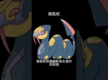 寶可夢圖鑑 #pokemon No.335 飯匙蛇ハブネーク Seviper #0335 #寶可夢卡牌 #pokemongo #寶可夢 #shorts #神奇寶貝 #第三世代