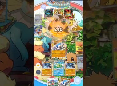 【240ダメージ】ニョロボンex強すぎて環境破壊しますwww #ポケモン #ポケポケ #pokemon