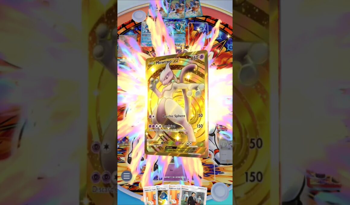 Ash Mewtwo ex Vs 2 Suicune ex 💪🏻 #pokemontcgpocket #tcg #ashketchum #pokemon