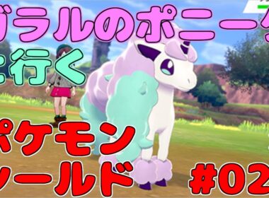 【ポケモン剣盾】ガラルのポニータと行く、ポケットモンスターソード・シールド02