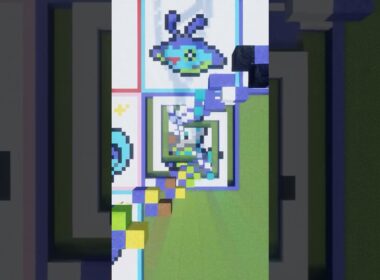 あなたの推しポケモンを作ります！ミジュマル（作成希望はコメント欄へ）#minecraft #ポケモン #Shorts