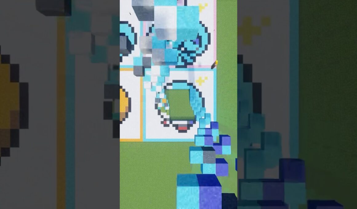 あなたの推しポケモンを作ります！モクロー（色違い）（作成希望はコメント欄へ）#minecraft #ポケモン #Shorts