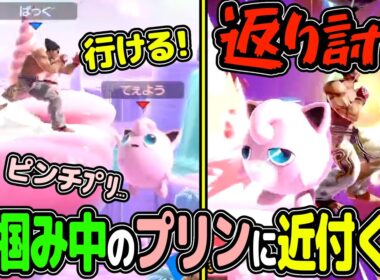 崖掴み状態のプリンは無敵なので近付くとやられます【スマブラSP VIP プリン】