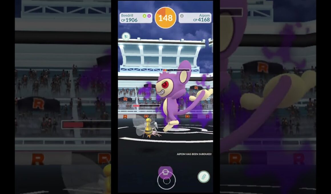 PokemonGo Shadow Aipom Solo Raid