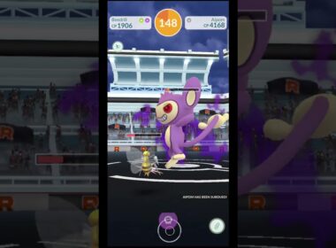 PokemonGo Shadow Aipom Solo Raid