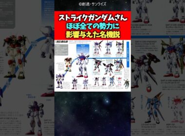 ストライクガンダムさんほぼ全ての勢力に影響を与えた名機説#ガンダム #ガンダムseed #反応集 #shorts