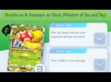 Pokémon TCG Pocket - Shuckle ex & Venusaur ex Deck (Wisdom of SaS) | Flawless Victory Mission
