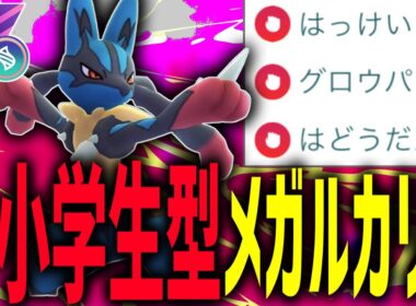来いよ、凡夫ども。誰が””最強””か教えてやる。『メガルカリオ』【メガマスターリーグ】【ポケモンGO】