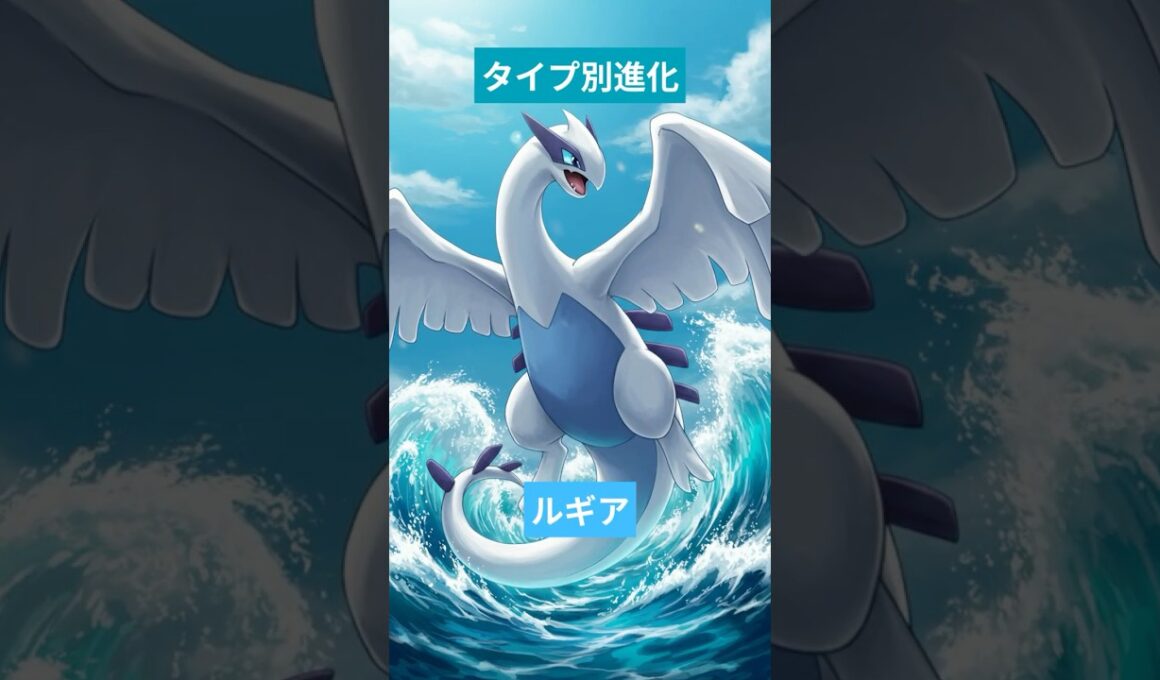ルギアタイプ別進化 #ルギア #pokemon  #雑学 #ポケモン #トリビア #豆知識 #想像 #aiart #ai #aivideo