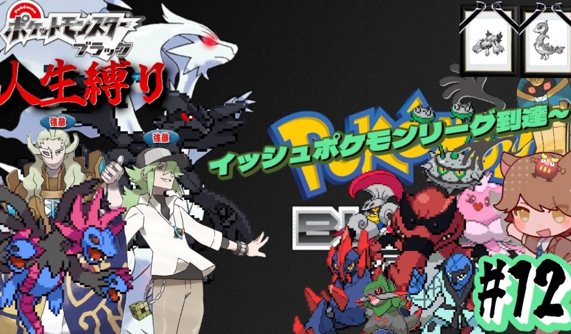 【ポケモンBW 人生縛り】悪夢の蜃気楼「ポケットモンスター ブラック/ホワイト」#12《初見歓迎》