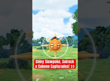 Pokémon GO: Captura de Slowpoke, Solrock e Cubone em 1 Minuto #shorts # #pokemongo