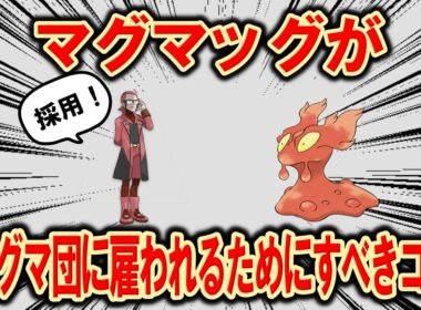 こんなにもマグマなのにマグマ団の手持ちにいないマグマッグは、どうすればマグマ団に雇ってもらえるのか？【ポケモン解説】