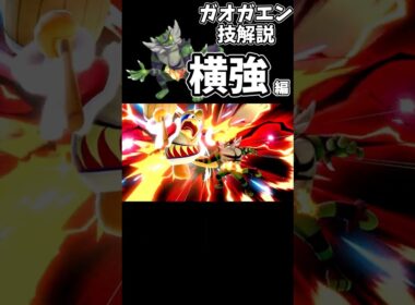 ガオガエン技解説【横強編】#shorts