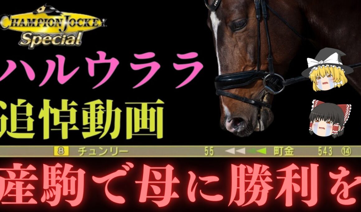 【雑草魂よ永遠に】ハルウララに勝利を　夢は愛娘へ託された　ハルウララ追悼動画　チャンピオンジョッキースペシャル