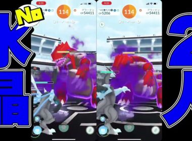 【Noクリスタル】シャドウグラードンを2人討伐！！【ポケモンGO】【No Power Gems/Shadow Groudon Duo】