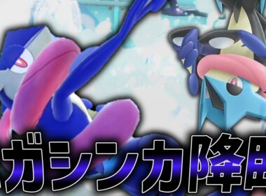 メガシンカ降臨。○○型の「ゲッコウガ」とあのコンビの相性が良すぎる。【ゆっくり実況】【ポケモンSV】