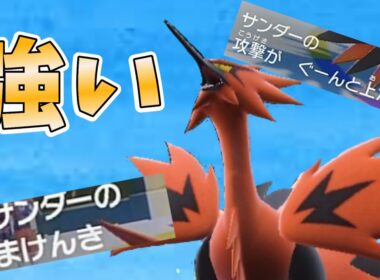 【ポケモンSV】ガラルサンダーって案外強いかも！？【対戦】