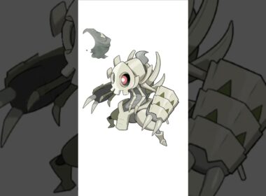 グソクムシャ＋ヨマワル。甲冑ドクロ　#ポケモンフュージョン #改造ポケモン  #伝説のポケモン #最強ポケモン #色違いポケモン