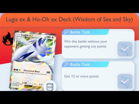 Pokémon TCG Pocket - Lugia ex & Ho-Oh ex Deck (Wisdom of Sea and Sky) | Flawless Victory Mission